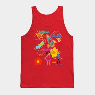 Speech therapist, Speech language pathologist, SLPA, SLP, speech pathologist Tank Top